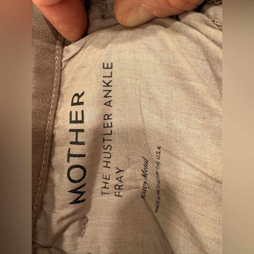 MOTHER Metallic Gold Jeans - Picture 5 of 6